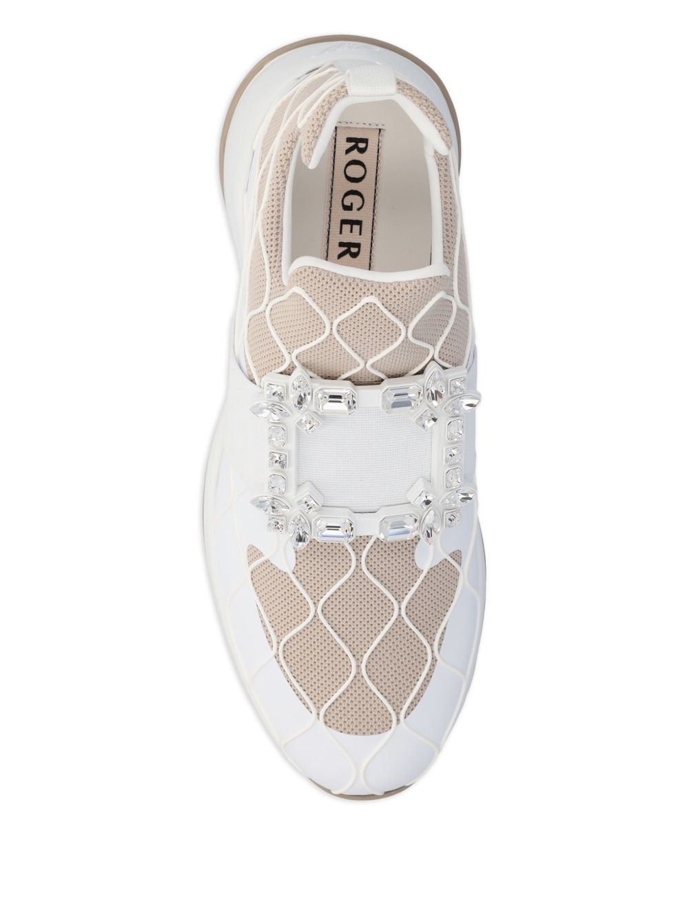 Viv' Run crystal-embellished mesh sneakers - 3
