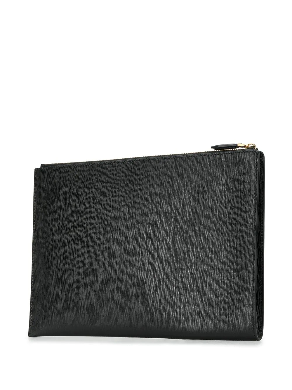 embossed logo clutch - 3