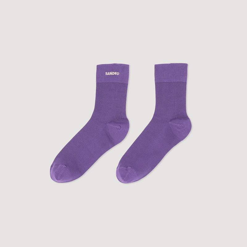 Sandro embroidered socks 1
