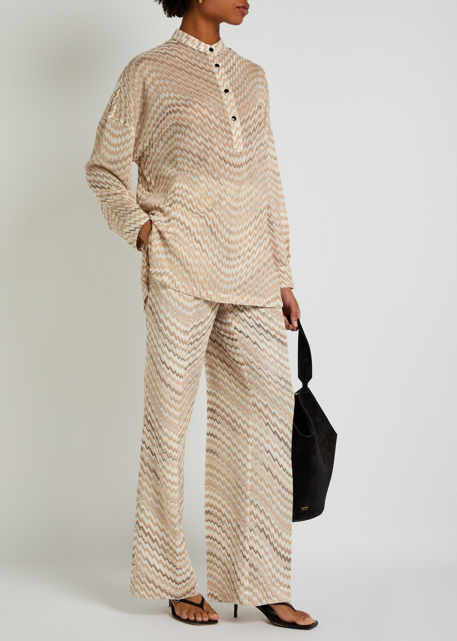 Missoni Zigzag Fine-knit Trousers - 4