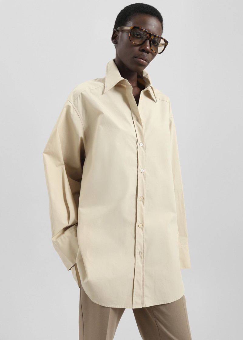 Kent Button Up Shirt - Beige 6
