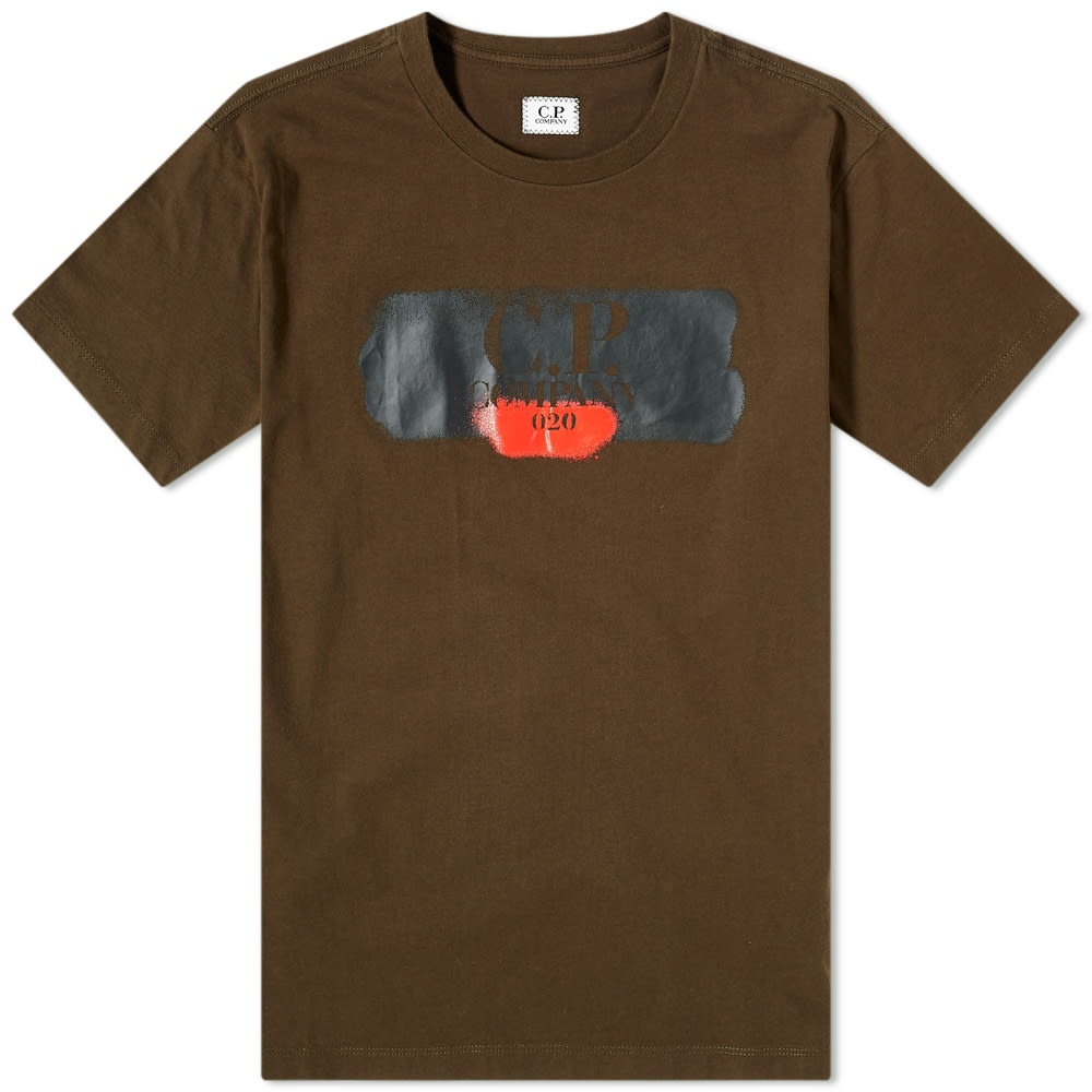 C.P. Company Spray Logo Tee - 1