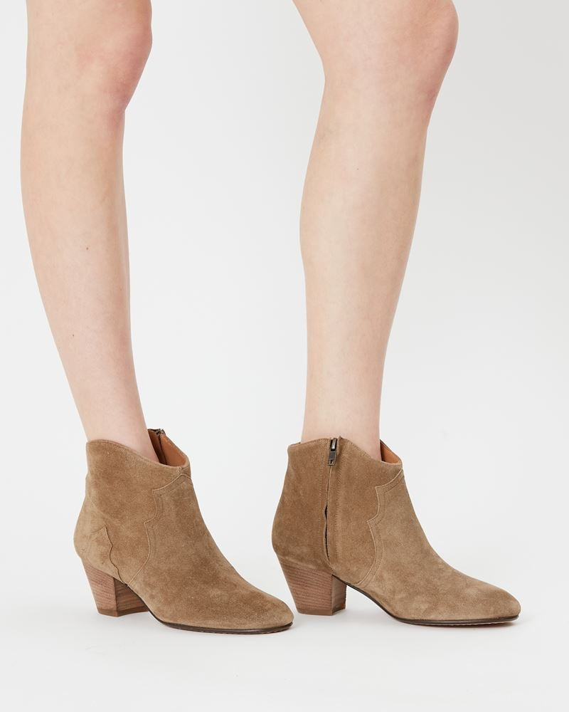 Isabel Marant DICKER LEATHER ANKLE BOOTS outlook