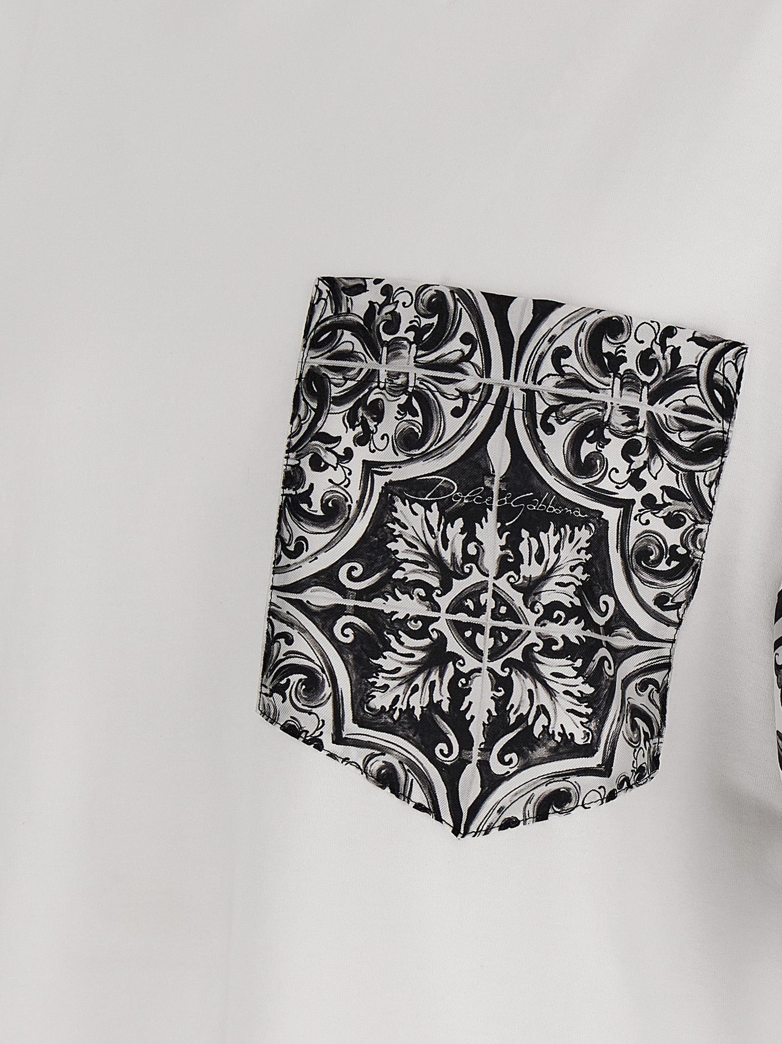 Maiolica T-Shirt White/Black - 4