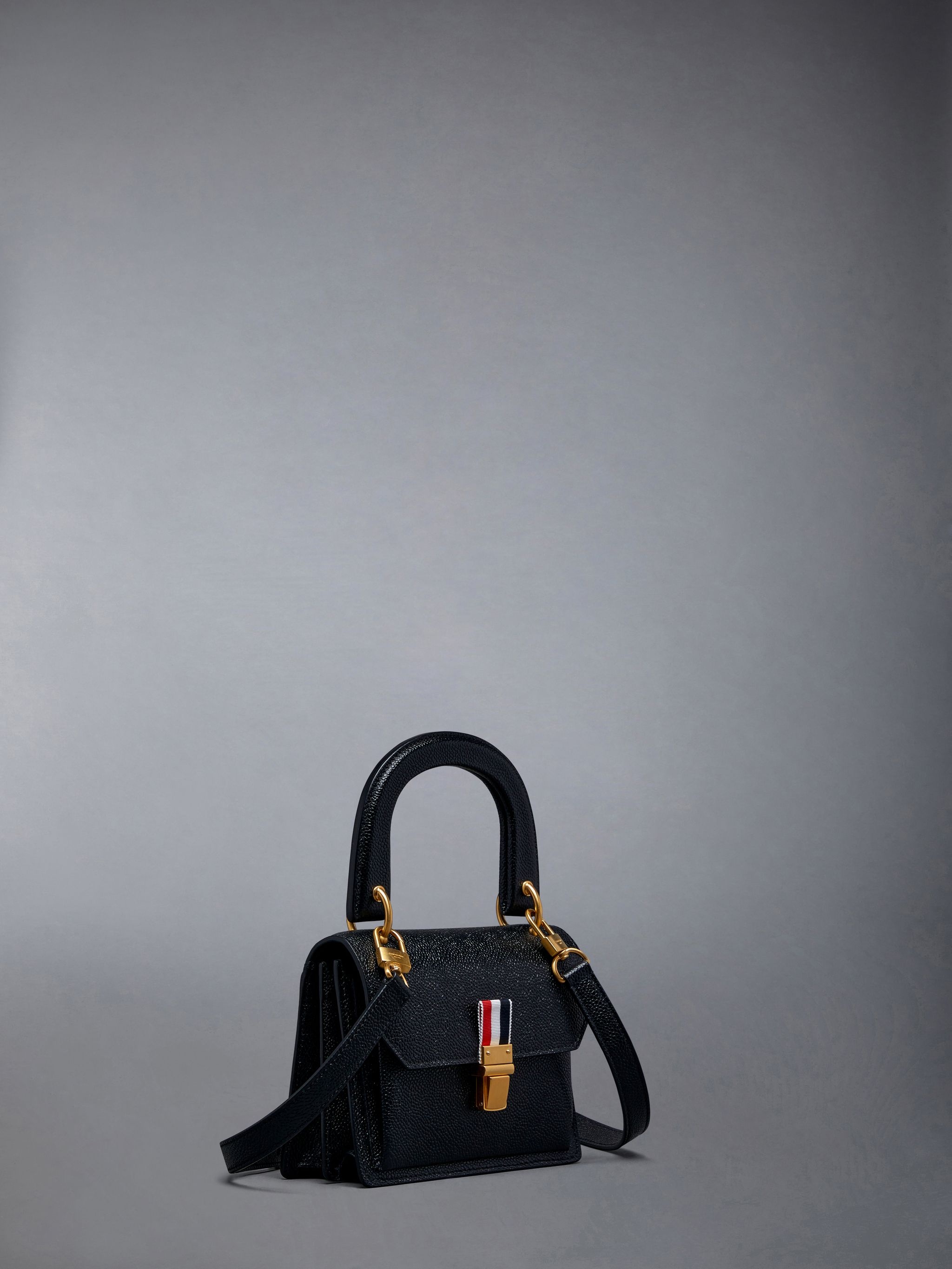 Pebble Grain Leather Mini School Bag - 2