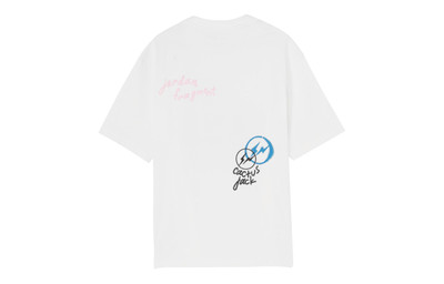 Jordan Air Jordan x Travis Scott x Fragment Design T-Shirt 'White Blue' DJ0620-133 outlook