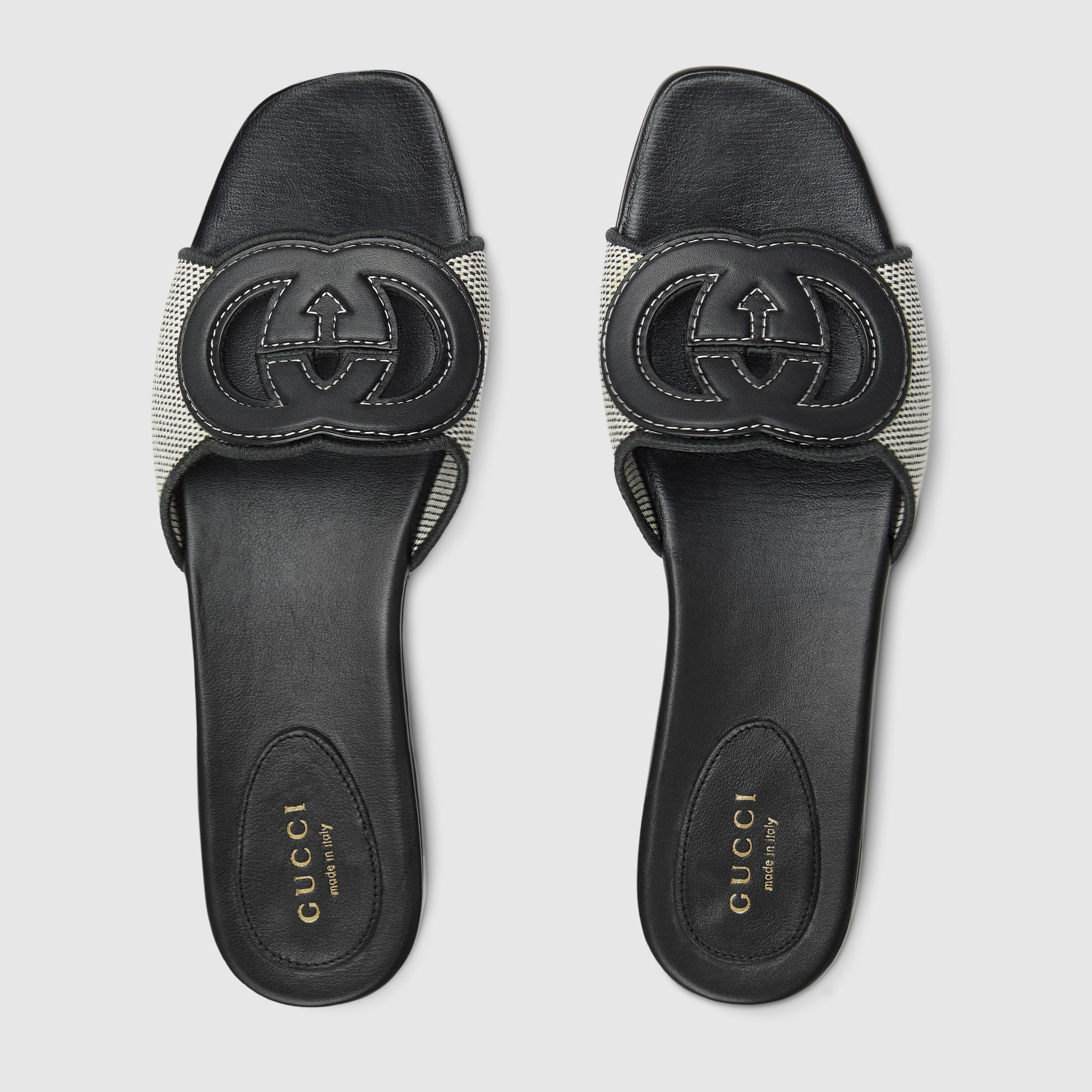 Women's Interlocking G slide sandal - 5