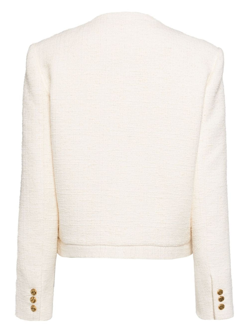 BLAZÉ MILANO collarless tweed jacket outlook