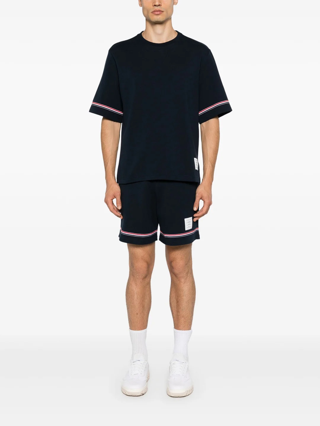Thom Browne Cotton Rugby Short Sleeve Tee Men | club21