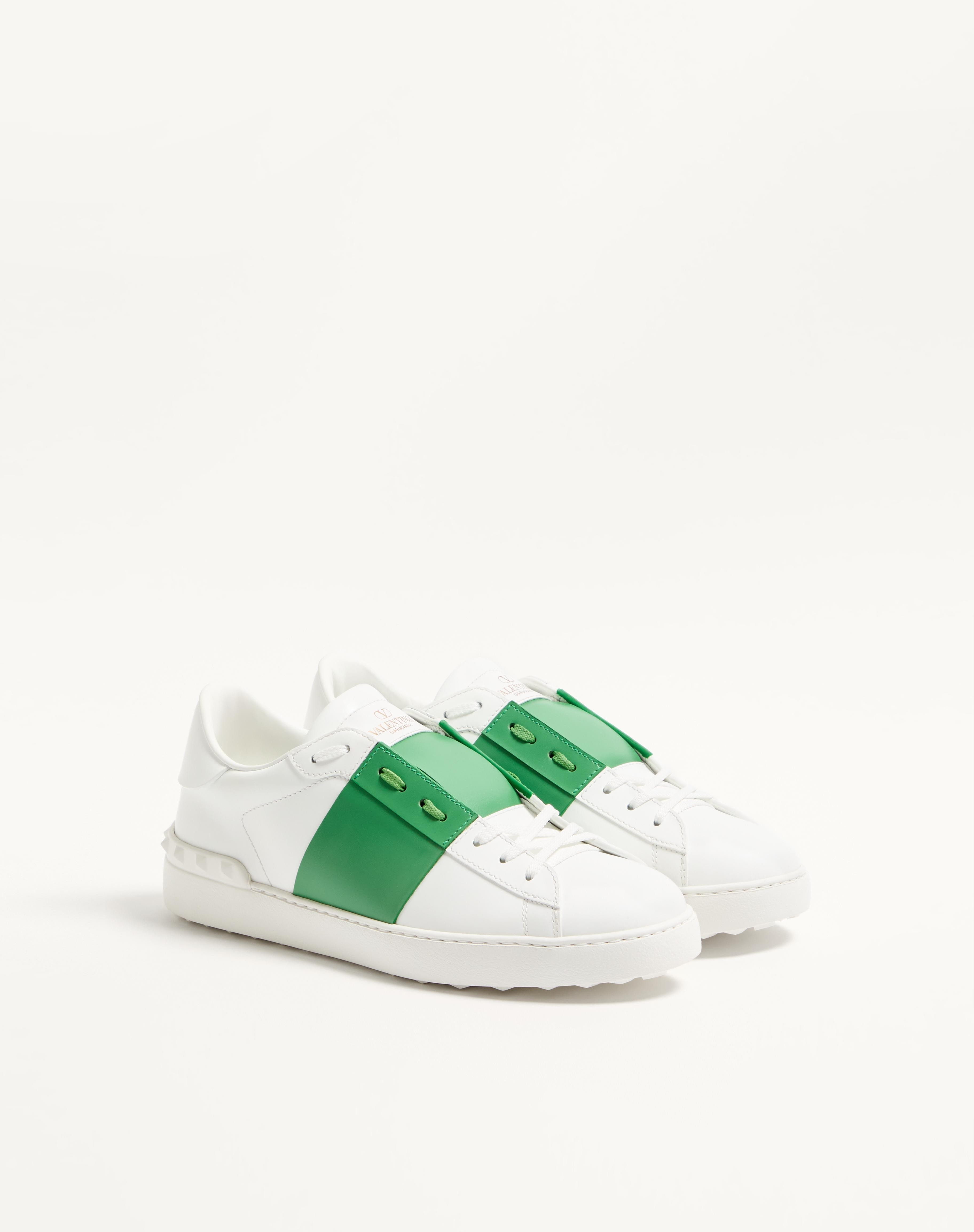 CALFSKIN OPEN SNEAKER - 3