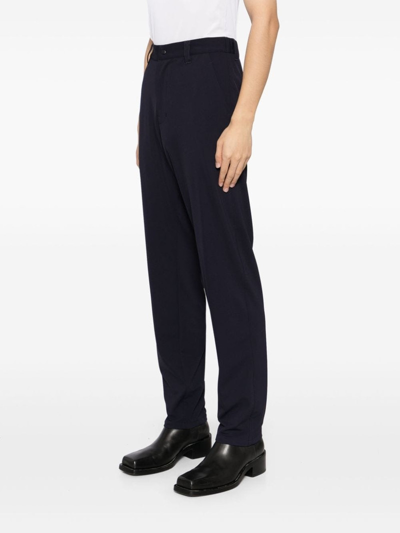 stretch straight leg trousers 3