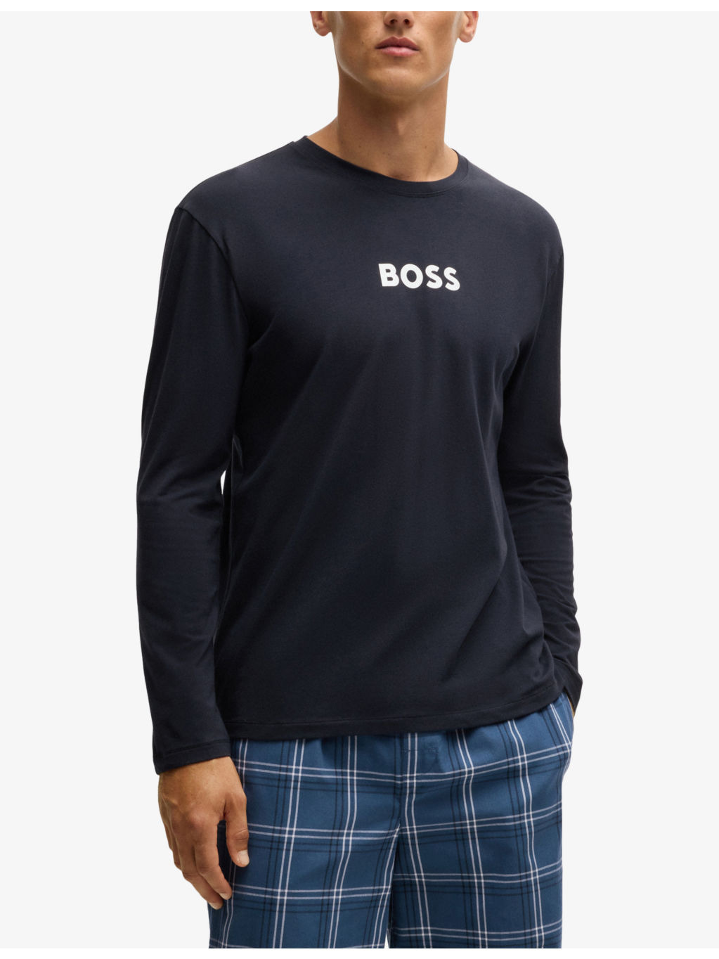 Logo-Print Check Cotton Blend Pyjama Set - 3