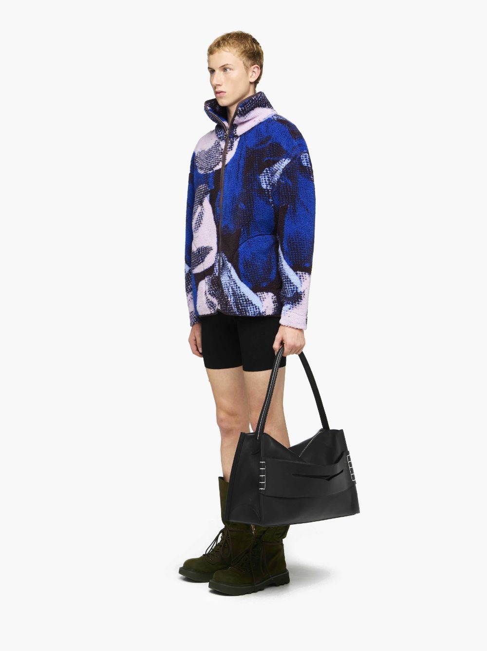 PRINTED ZIP FRONT JACKET - 4