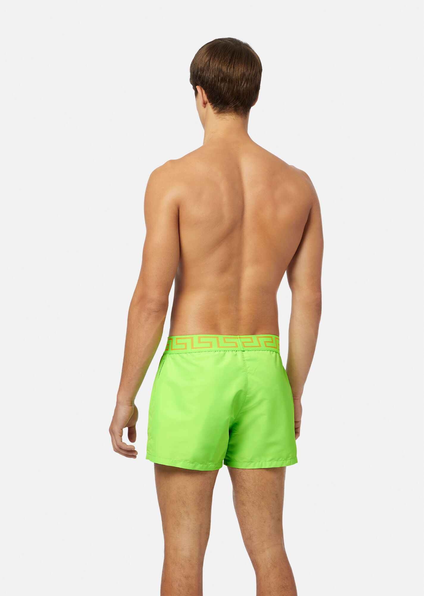 Greca Border Short Swim Shorts - 3