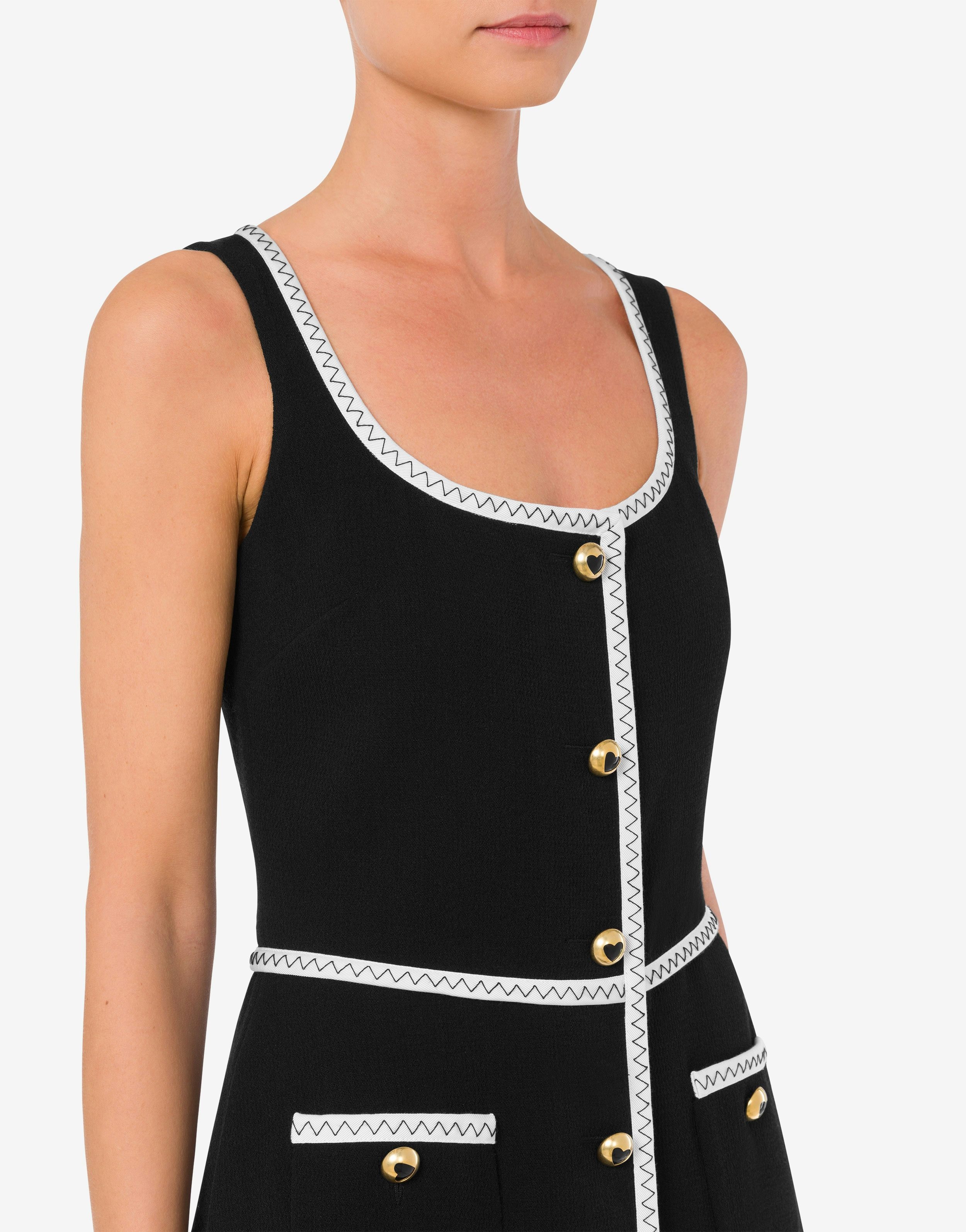 GOLD HEART BUTTONS DRESS - 4