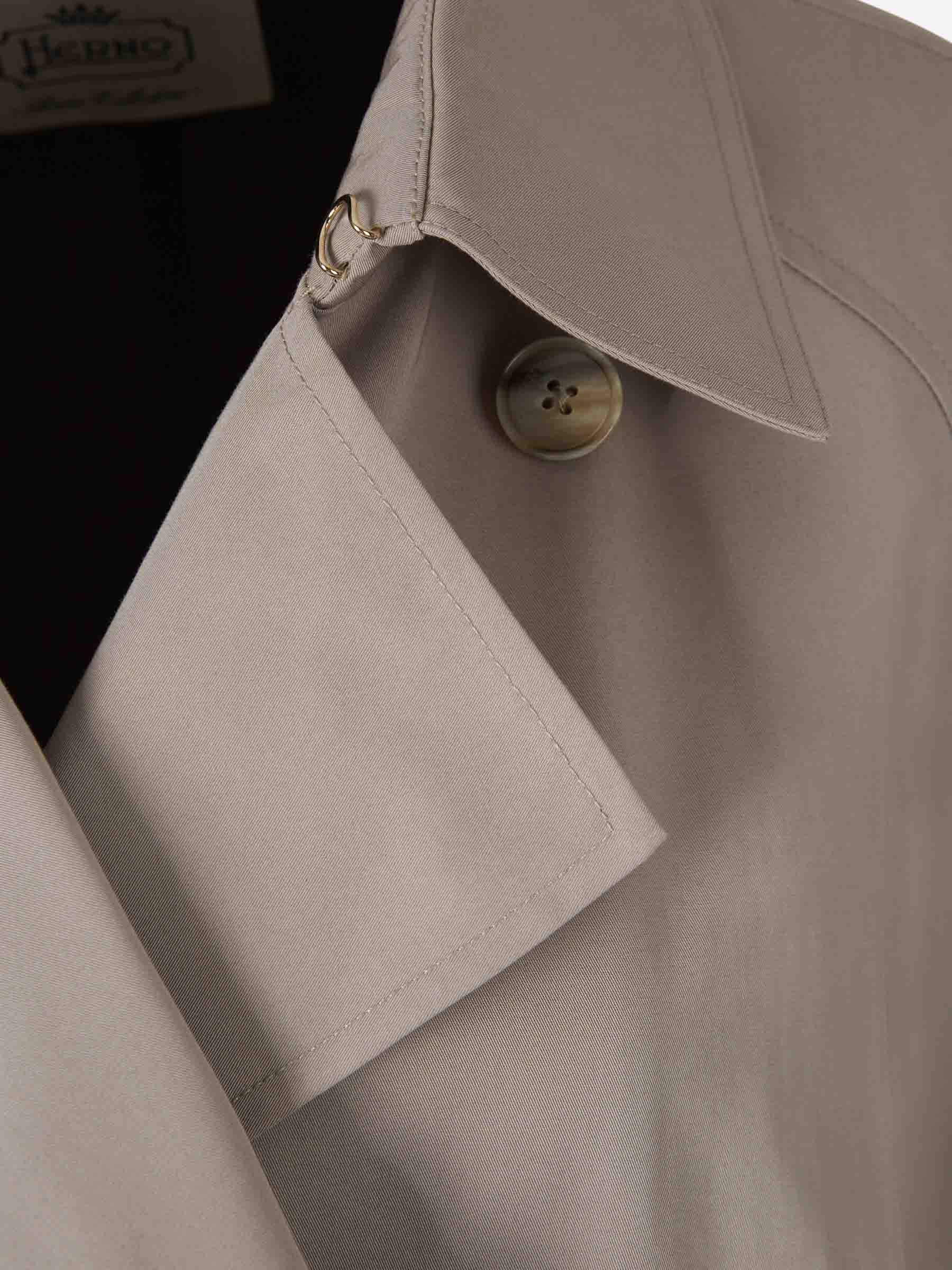DOUBLE PONCHO TRENCH COAT - 4