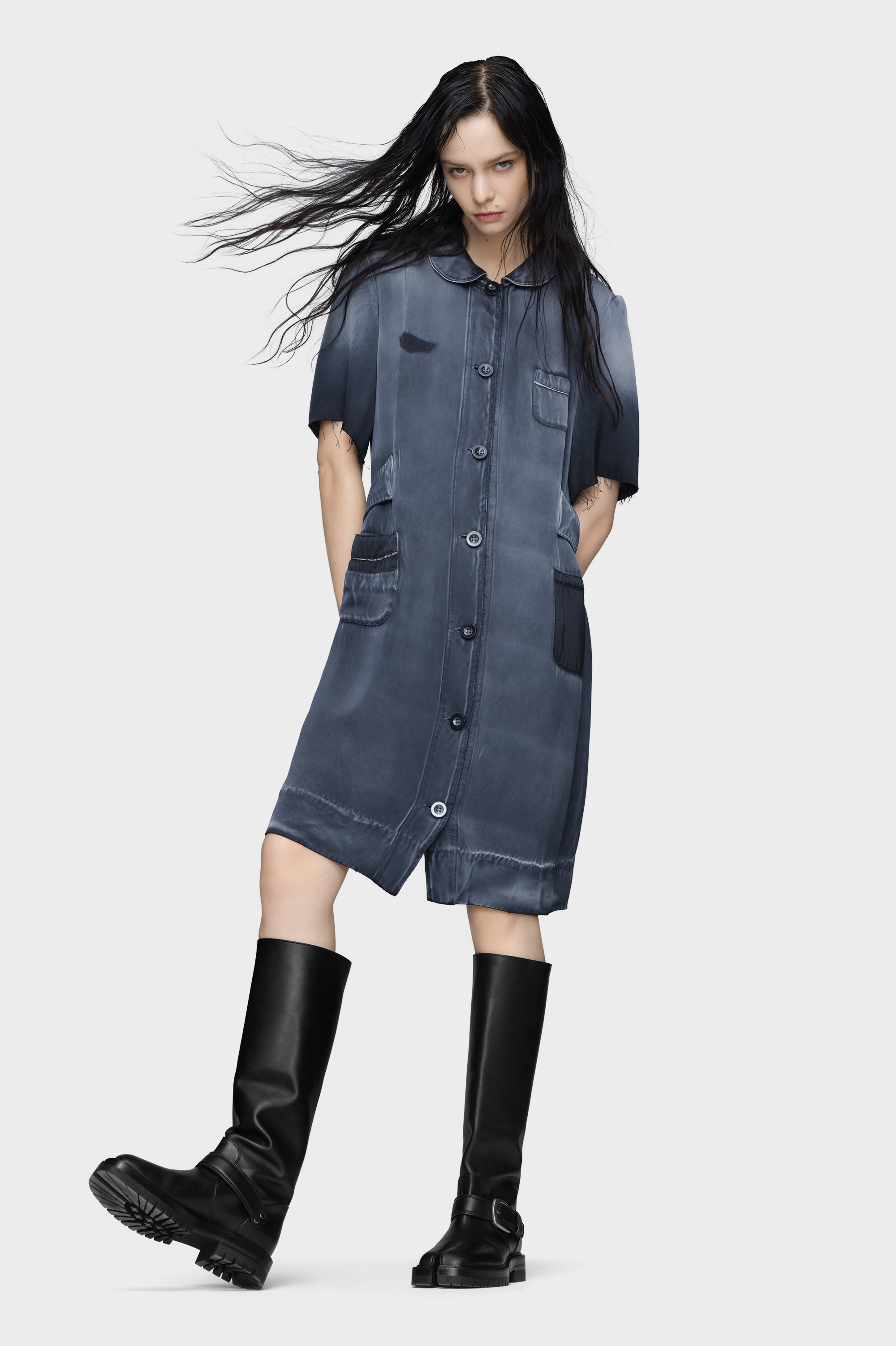 Sun-faded midi dress - 2