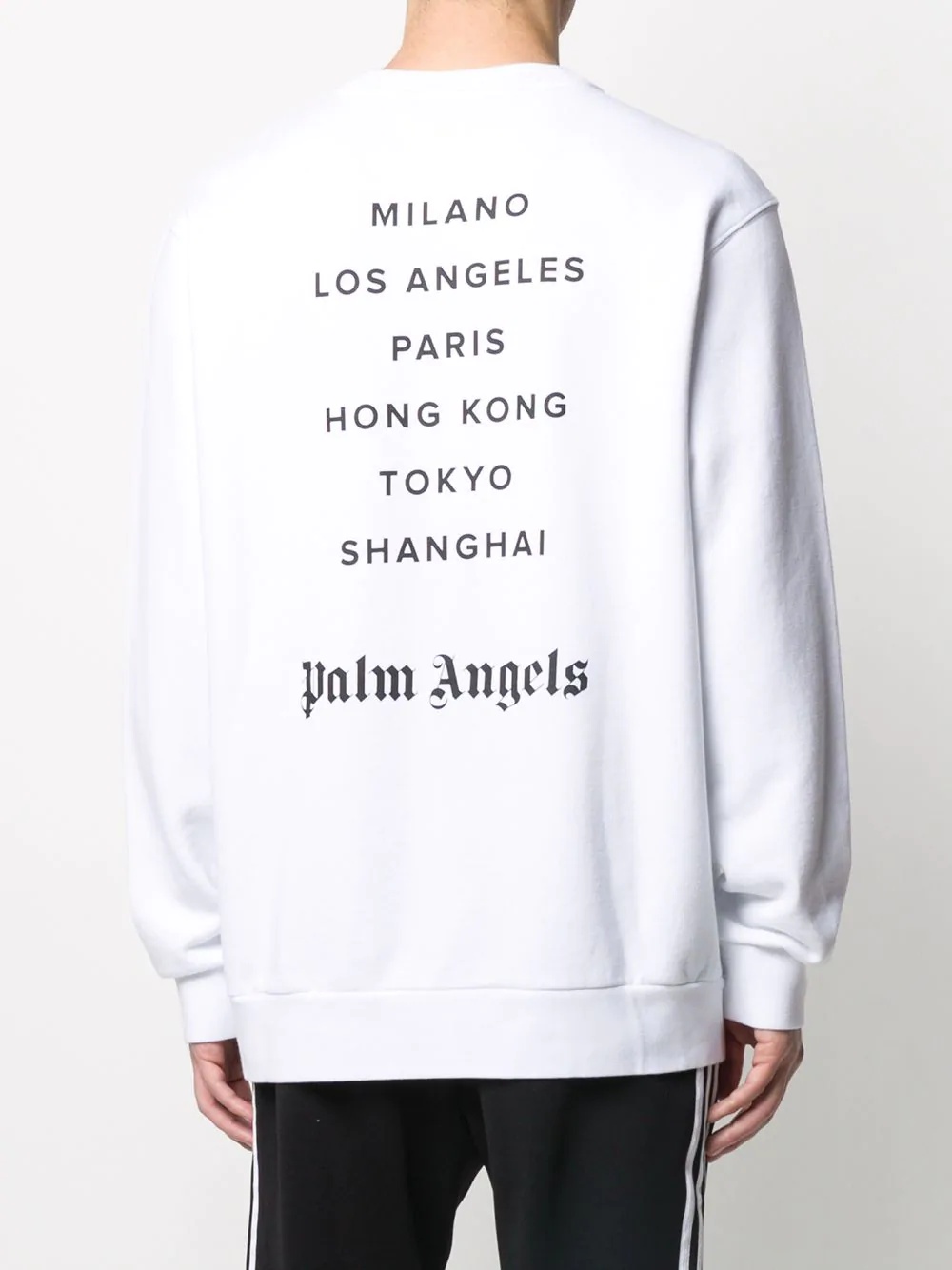 paint-detail logo-print sweatshirt - 4