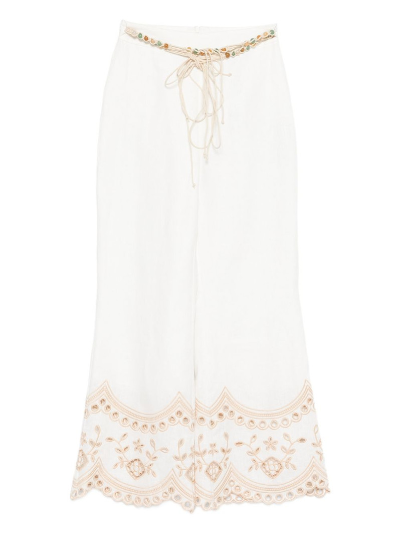 Wanderlust beaded embroidered trousers 1