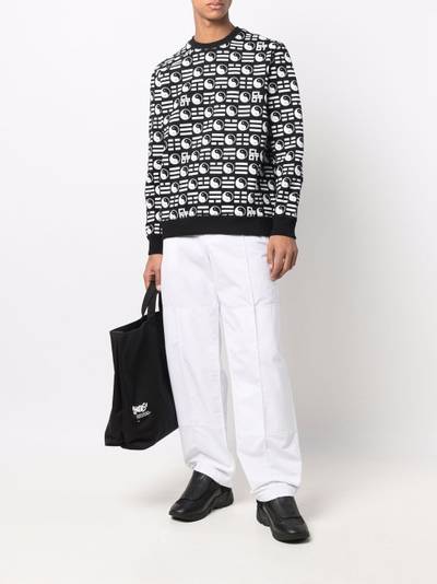 CLOT yin yang-motif cotton sweatshirt outlook