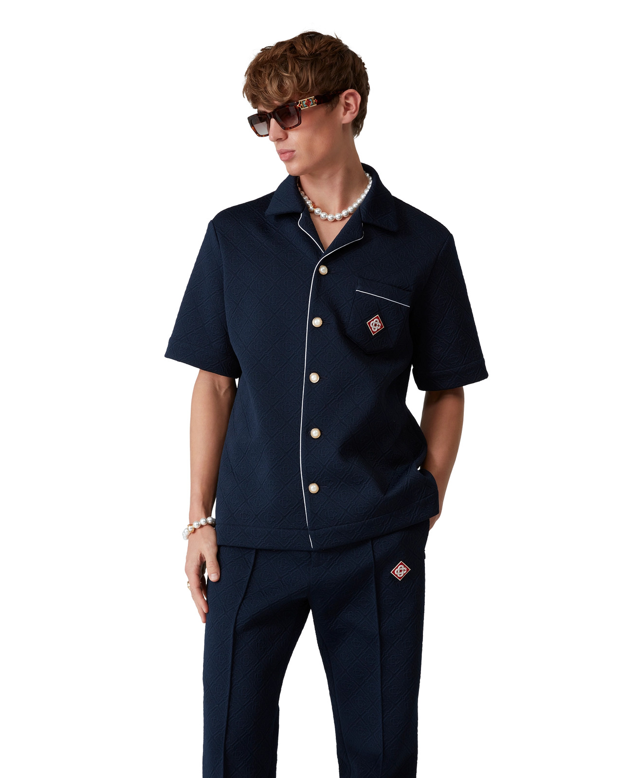 Jacquard Monogram Track Pants | Casablanca Paris - 4