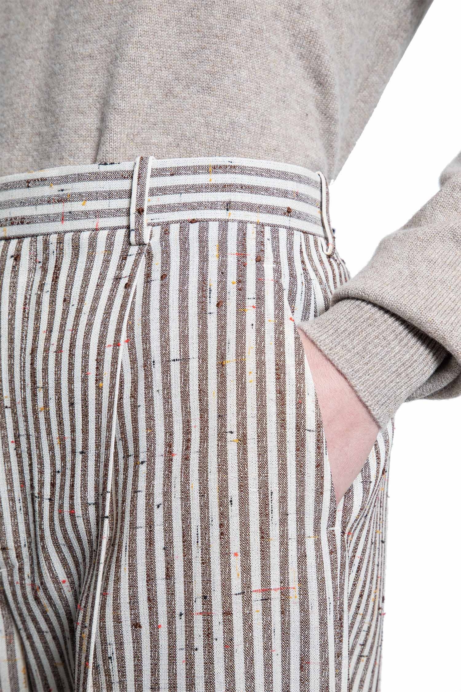 Subtle-Stripe-Wool-Trousers - 4