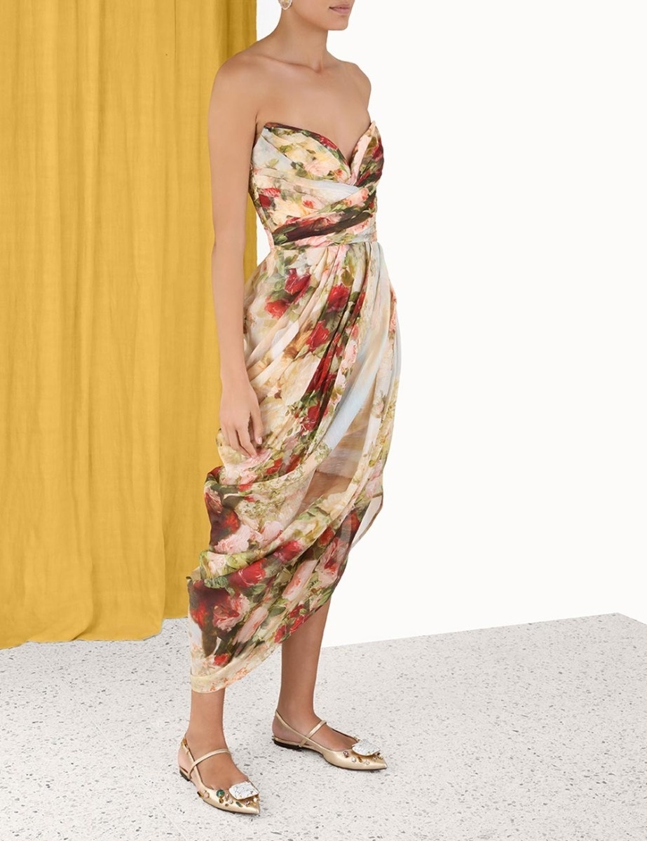 Zimmermann LUMINOSITY STRAPLESS MIDI | REVERSIBLE