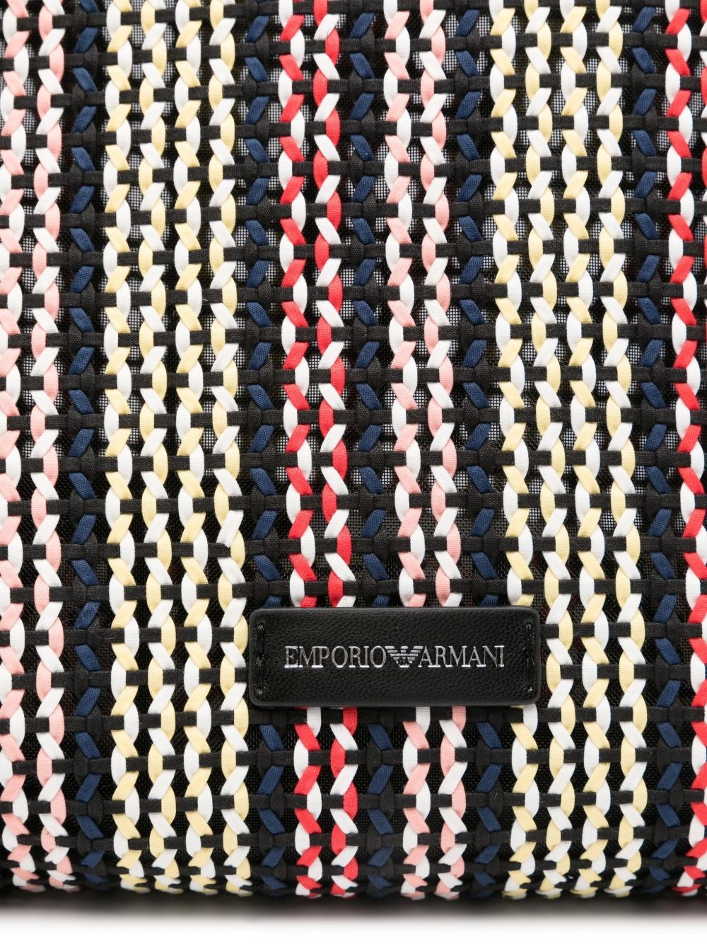 basket-weave tote bag - 4