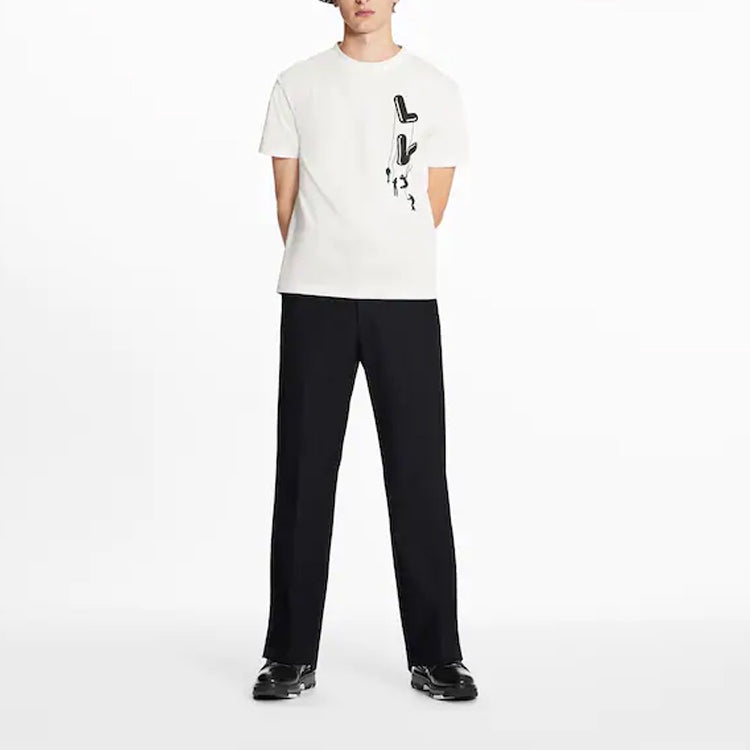LOUIS VUITTON LV SS21 Paratrooper Print Pullover For Men White 1A8P8U - 2
