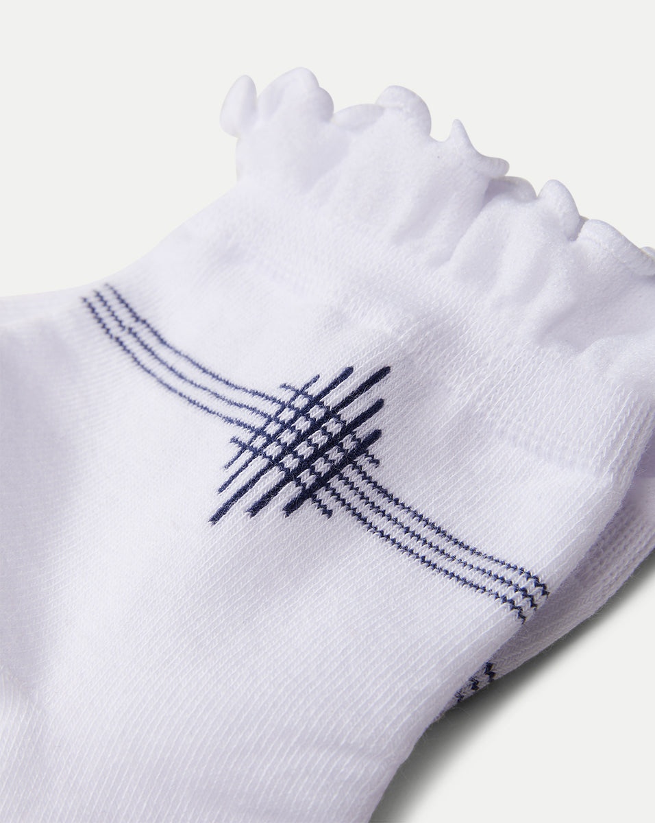 RUFFLE-TRIM SOCKS - 2