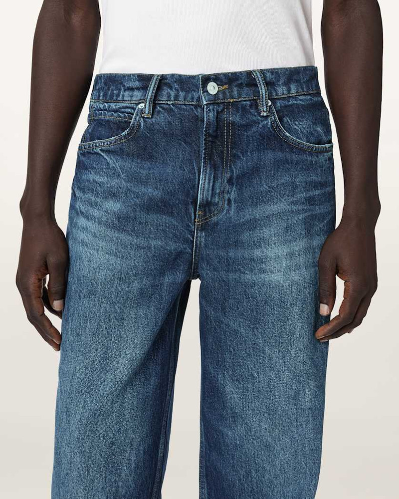 LENNY LOOSE FIT WIDE LEG DENIM JEANS 4