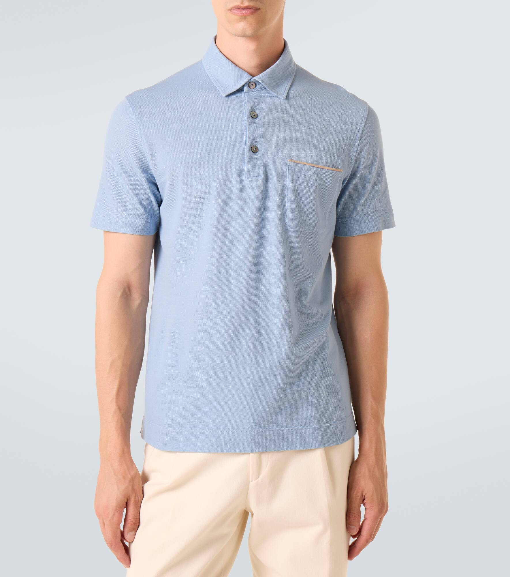 Cotton polo shirt - 3