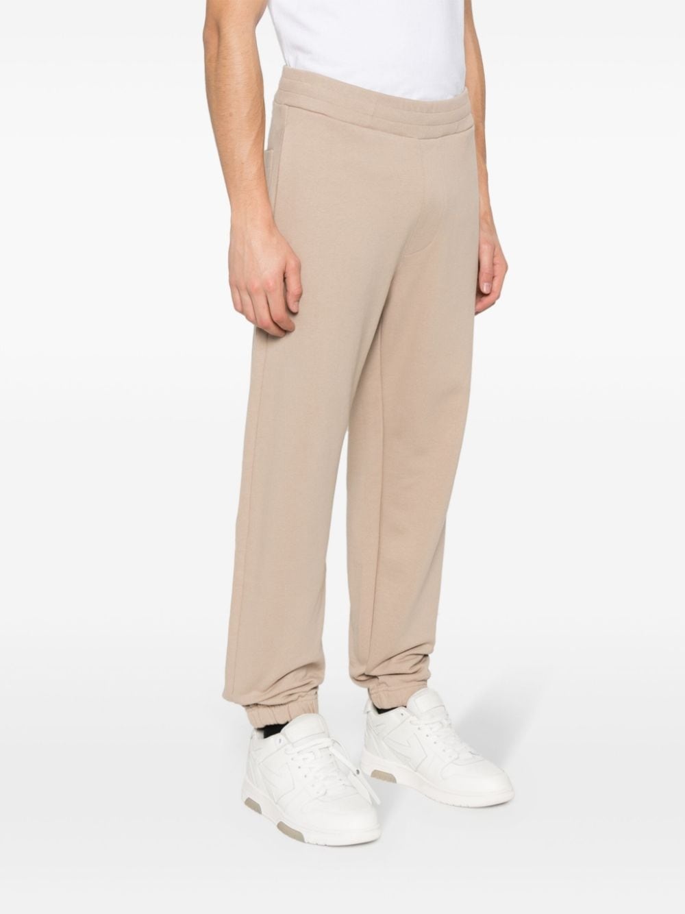 logo-print cotton track pants - 3