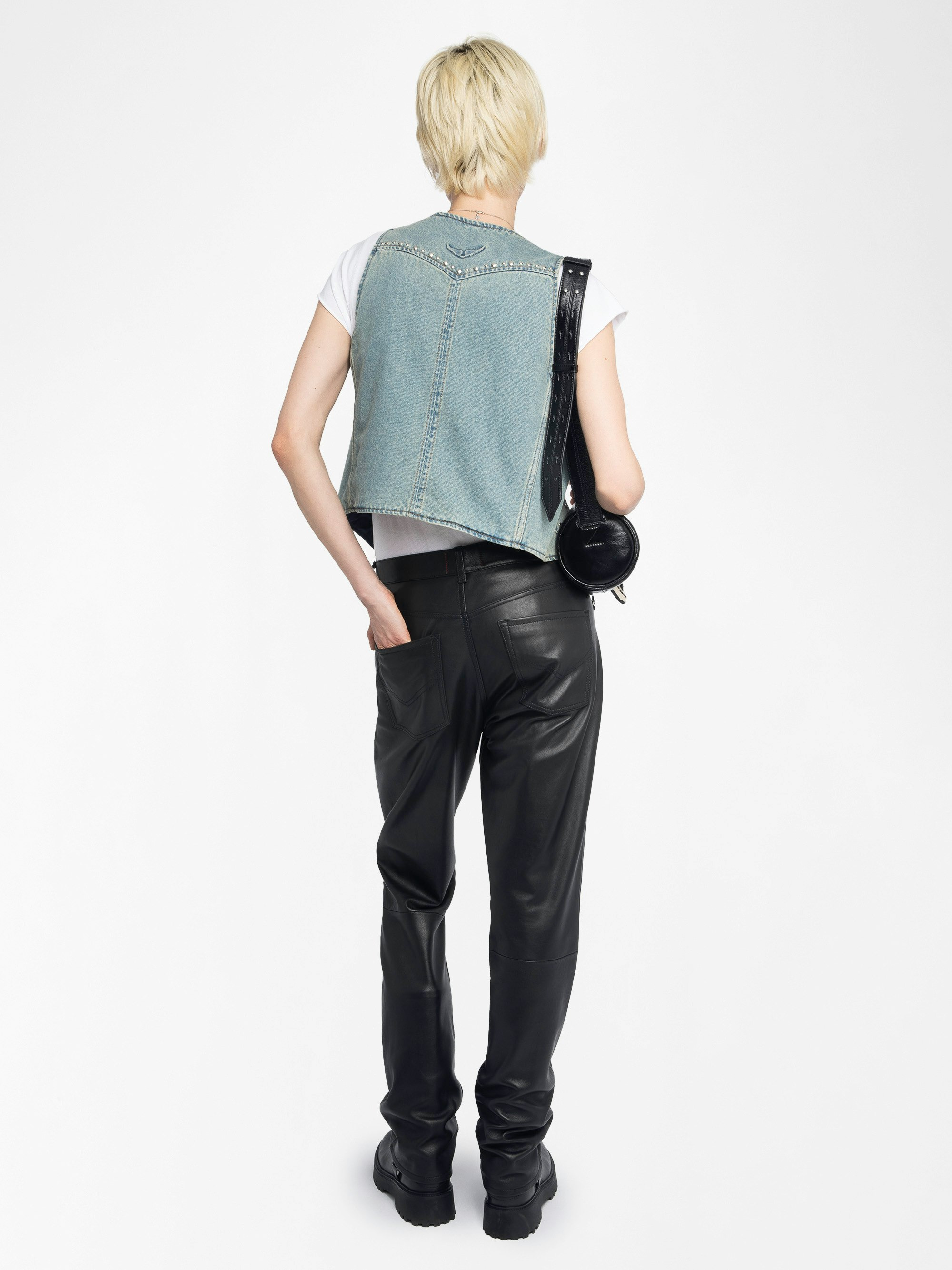 Gillier Denim Vest - 7