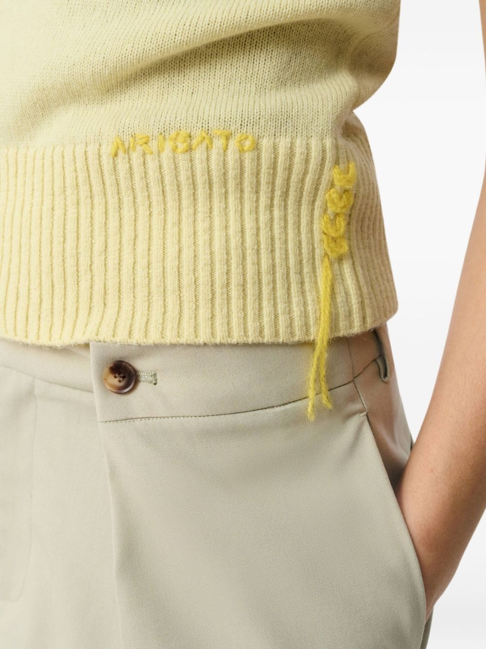 Marla ribbed sleeveless vest - 5