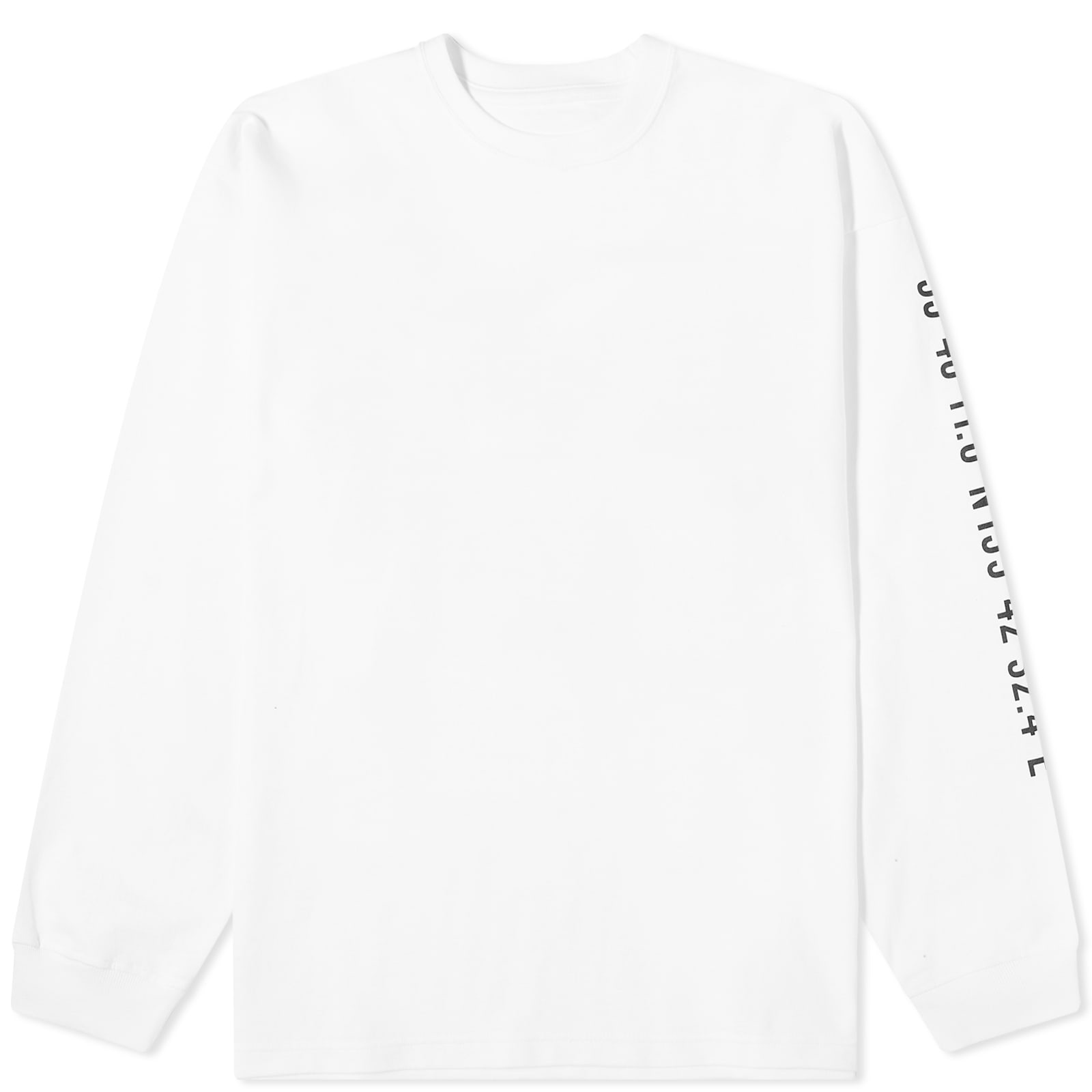 WTAPS WTAPS Long Sleeve 12 Printed T-Shirt | endclothing | REVERSIBLE