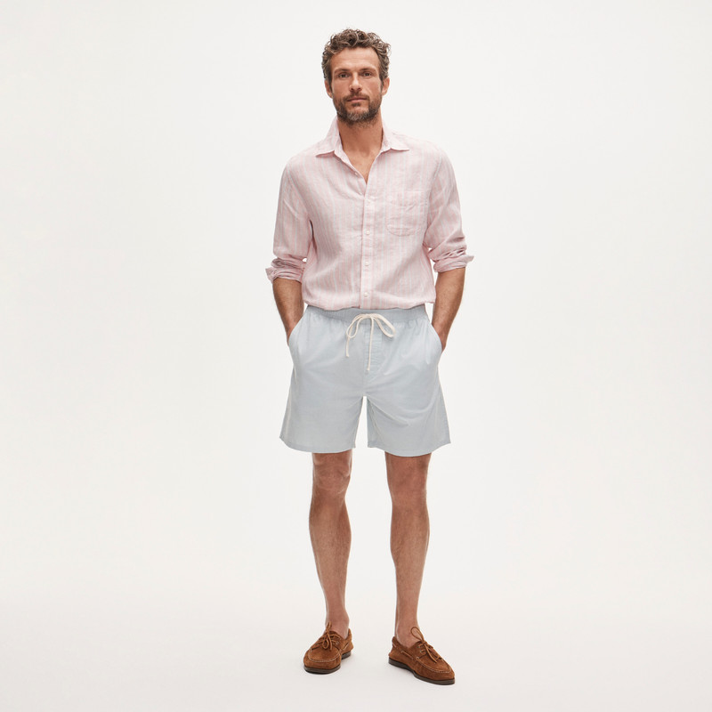 7'' lounge short in Broken-in oxford cloth 3