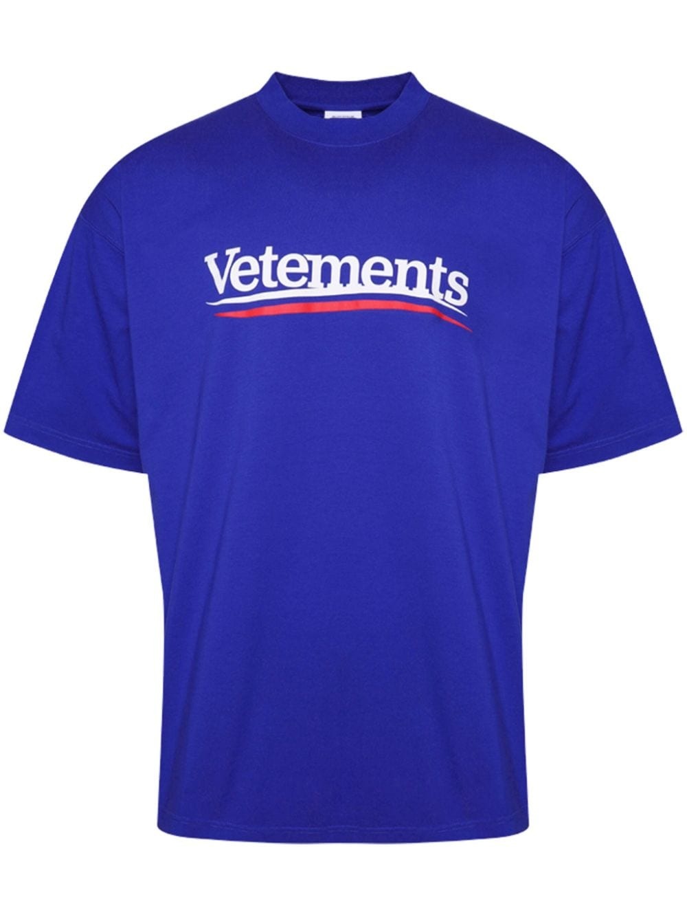 【Vetements】 SloganコットンTシャツ VETEMENTS slogan-print T-shirt | REVERSIBLE