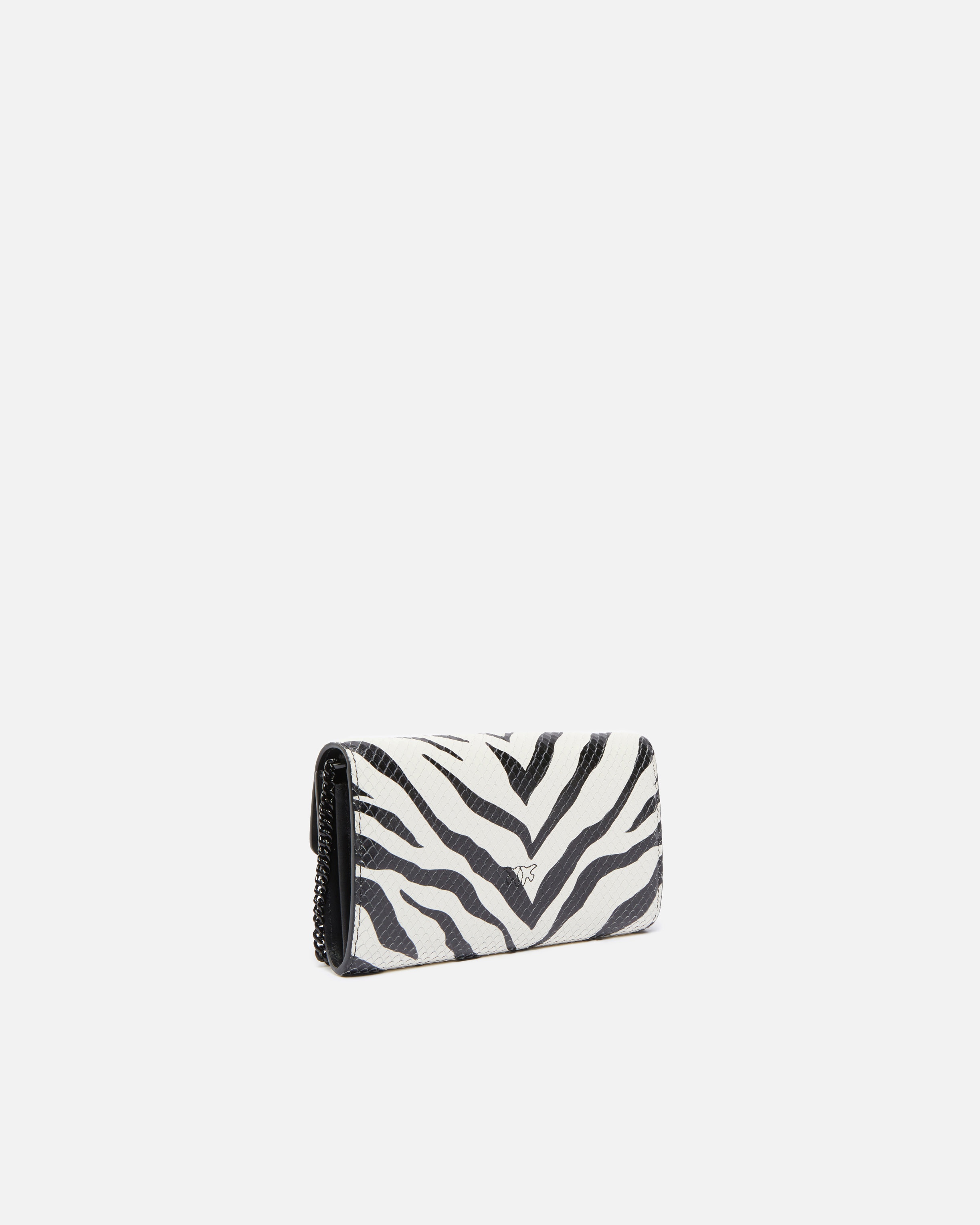 ZEBRA-PATTERNED WALLET WITH SHOULDER STRAP - 2