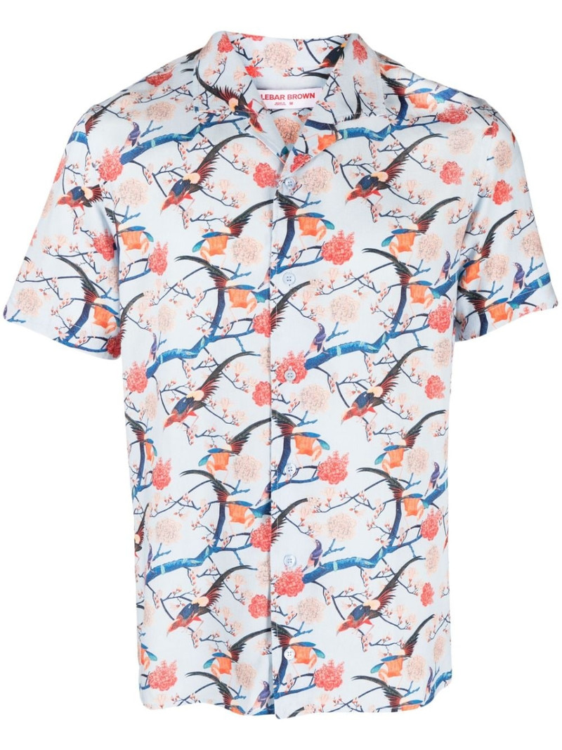 Hibbert graphic-print shirt 1