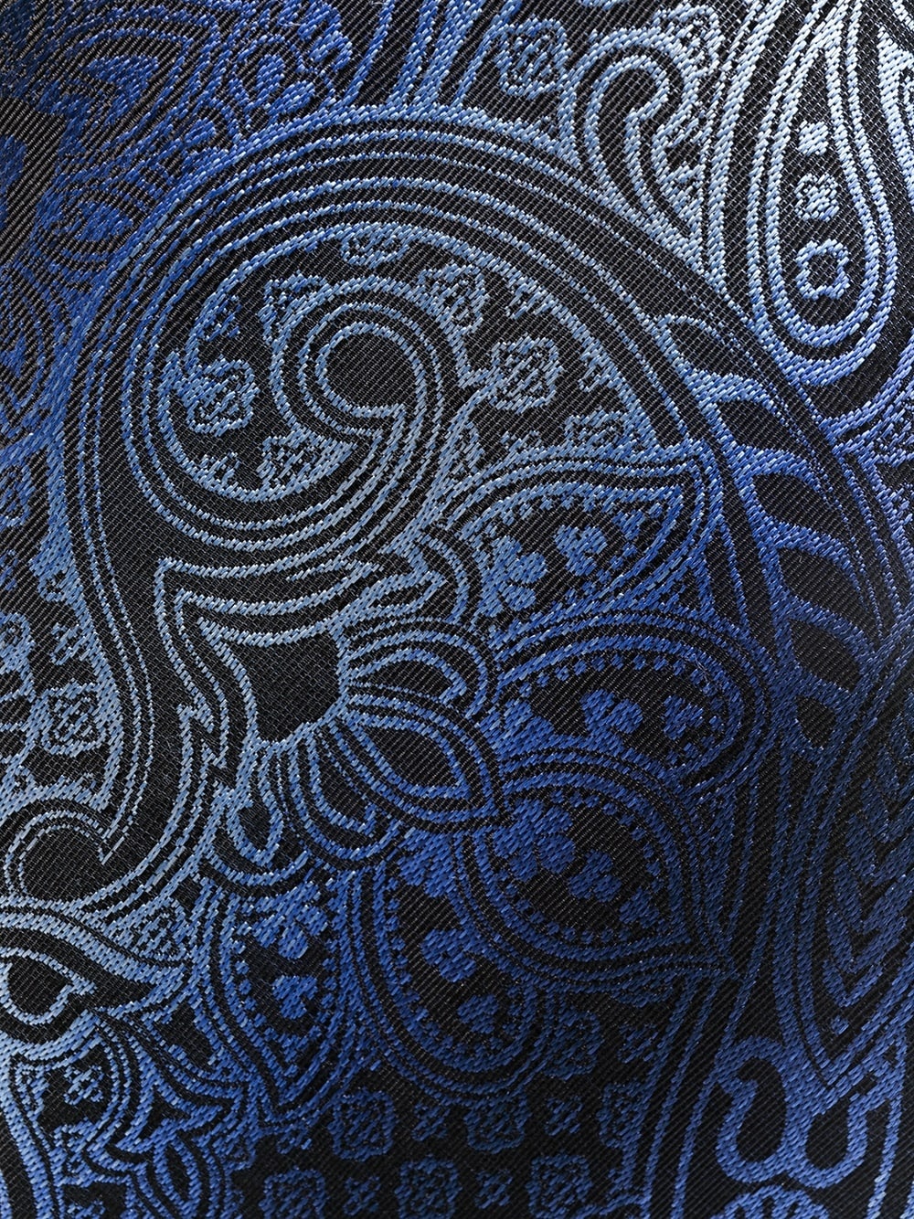 paisley-print silk tie - 2