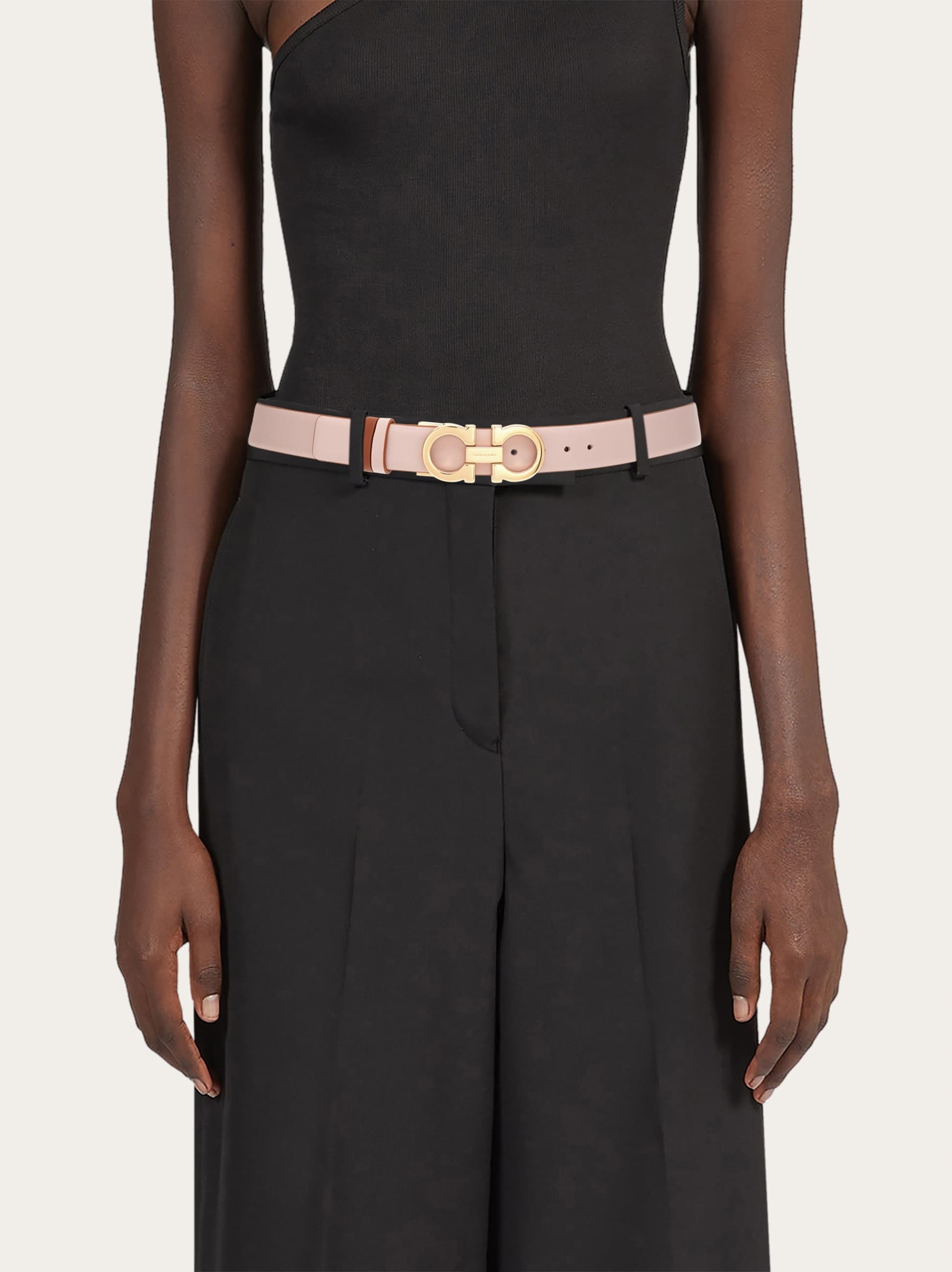 Reversible and adjustable Gancini belt - 4