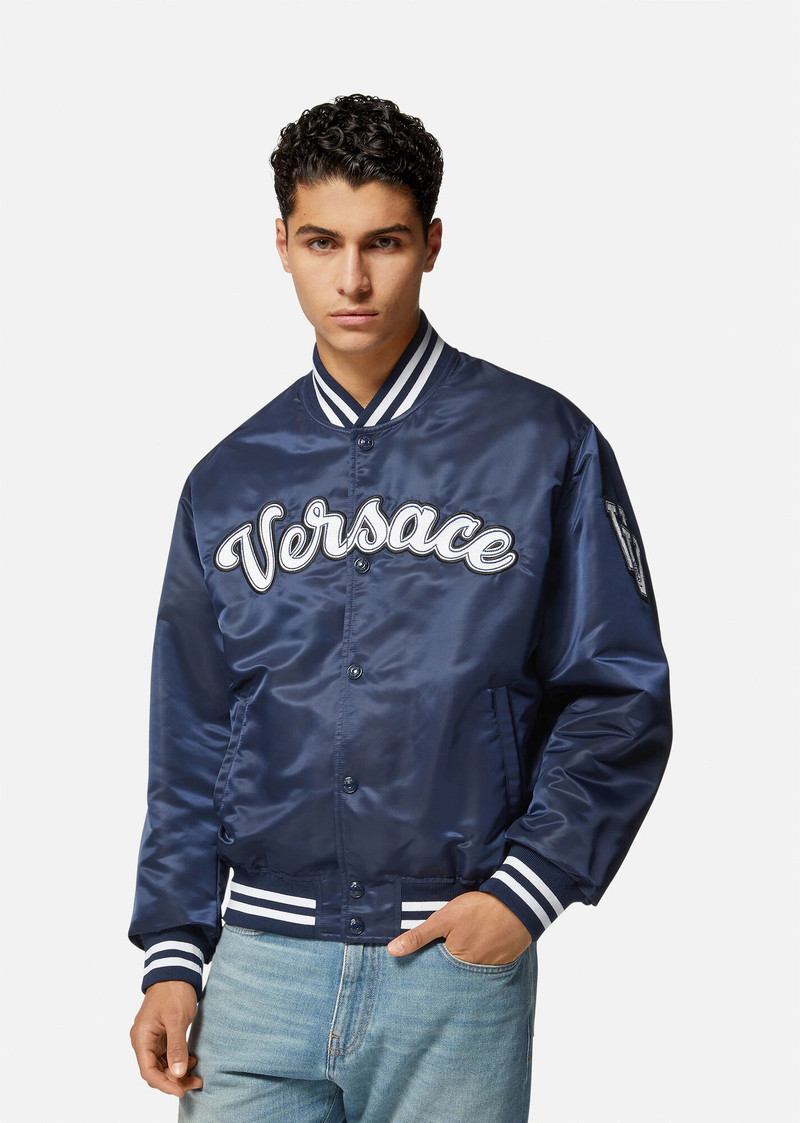 Varsity Nylon Bomber Jacket 3