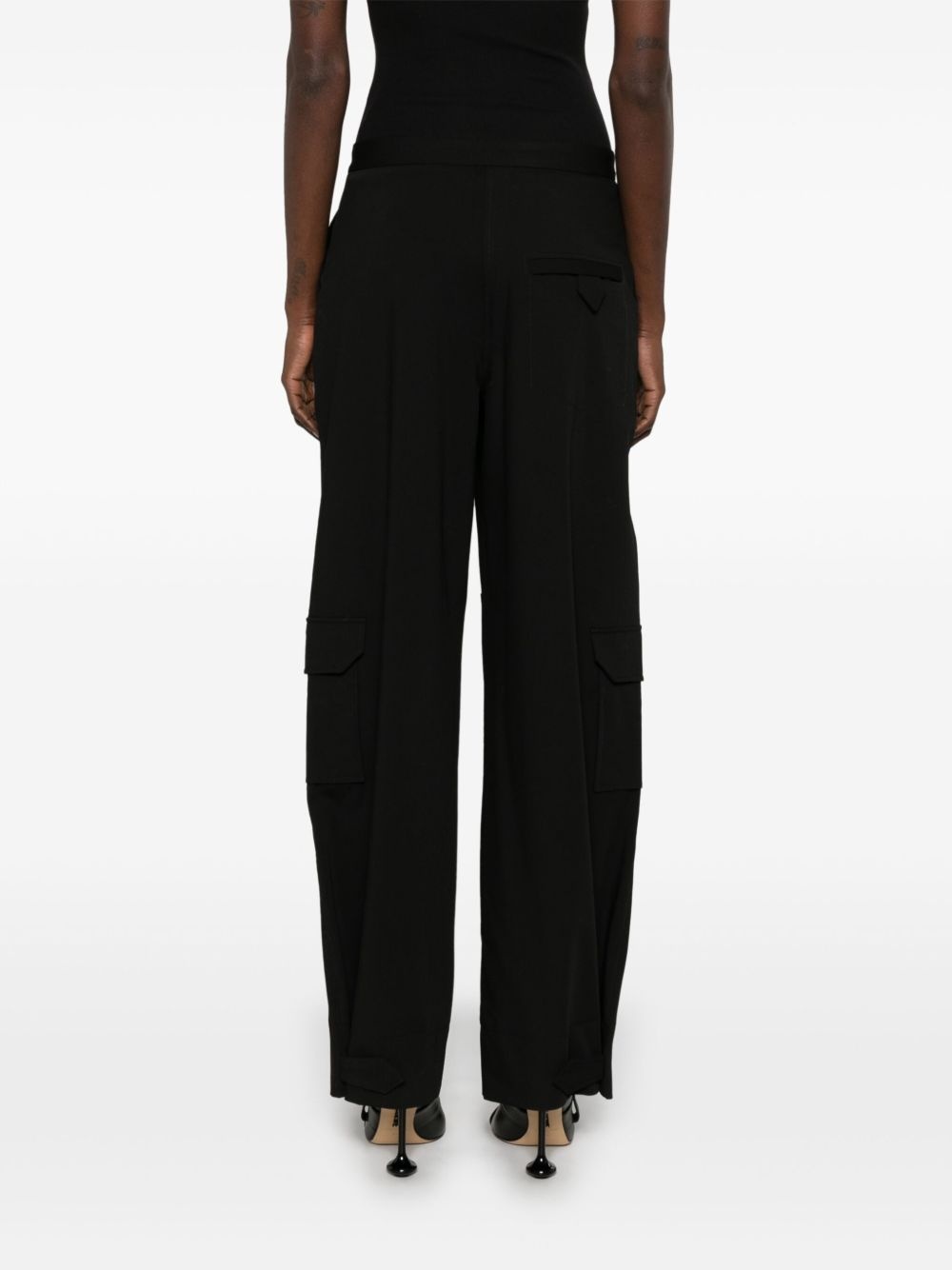 twill cargo trousers - 4