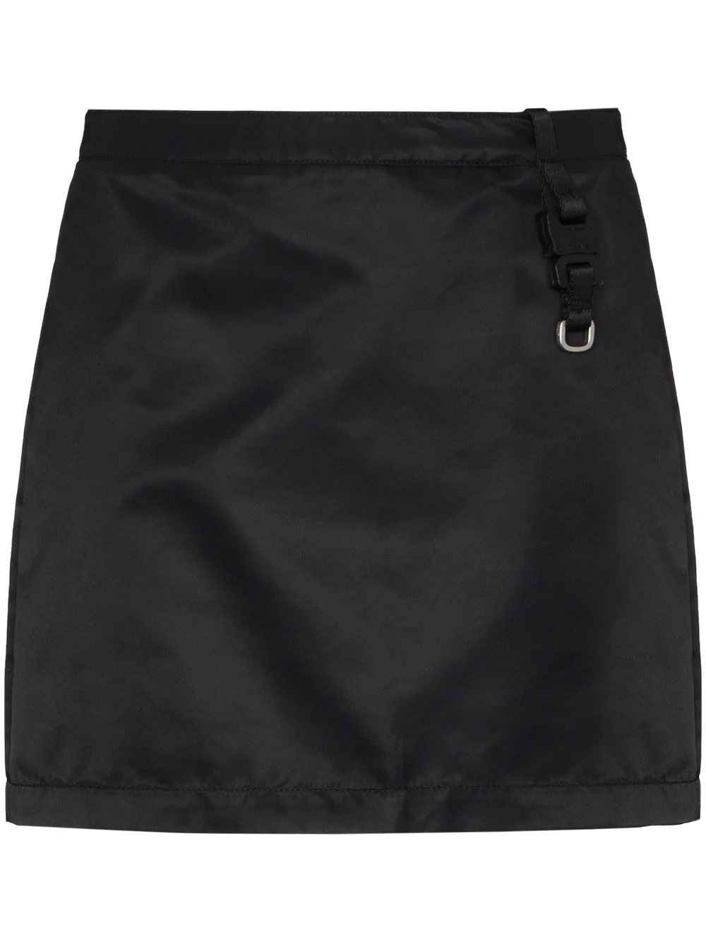 buckle strap detail mini skirt - 1