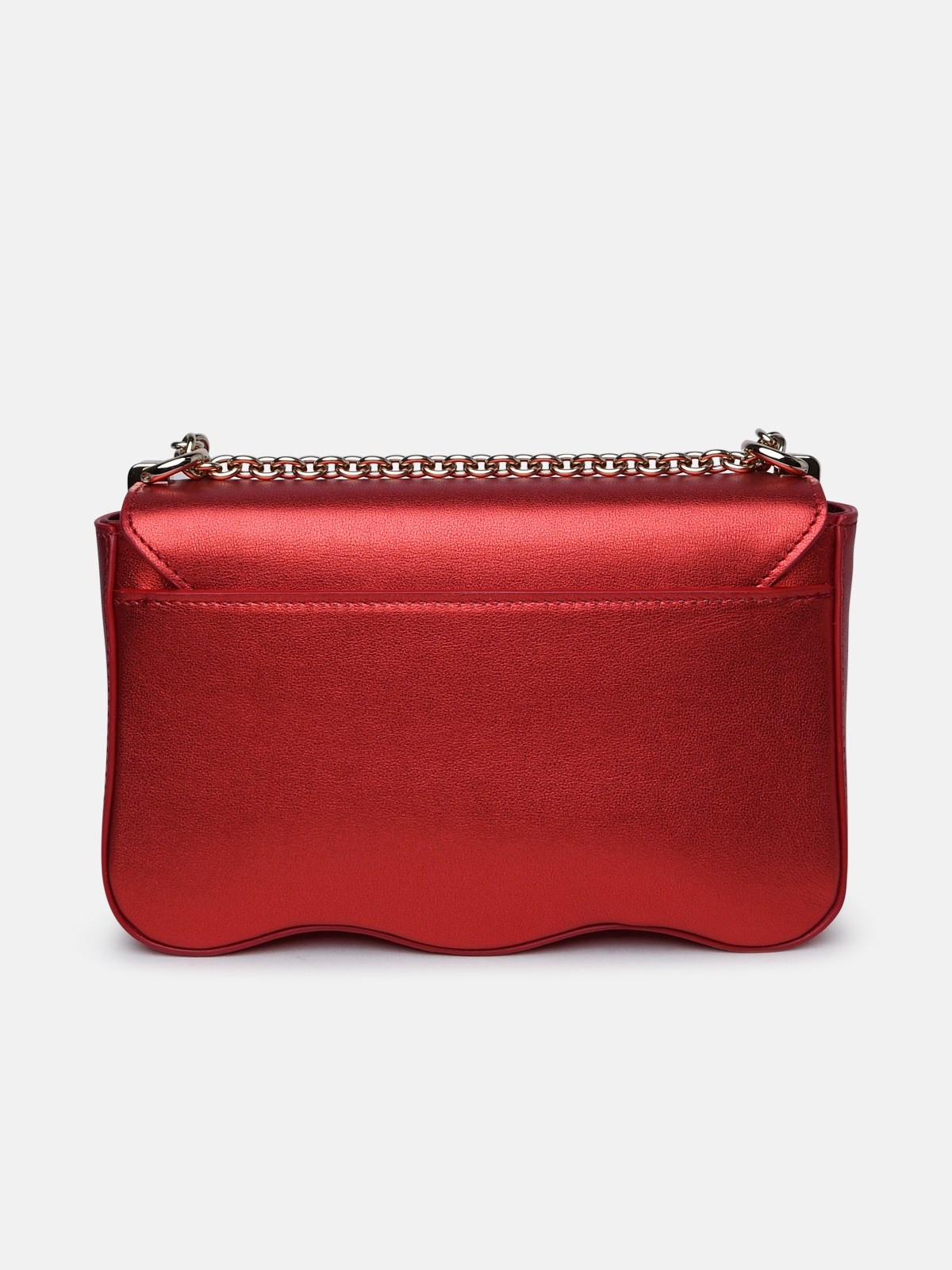RED LEATHER BAG - 3