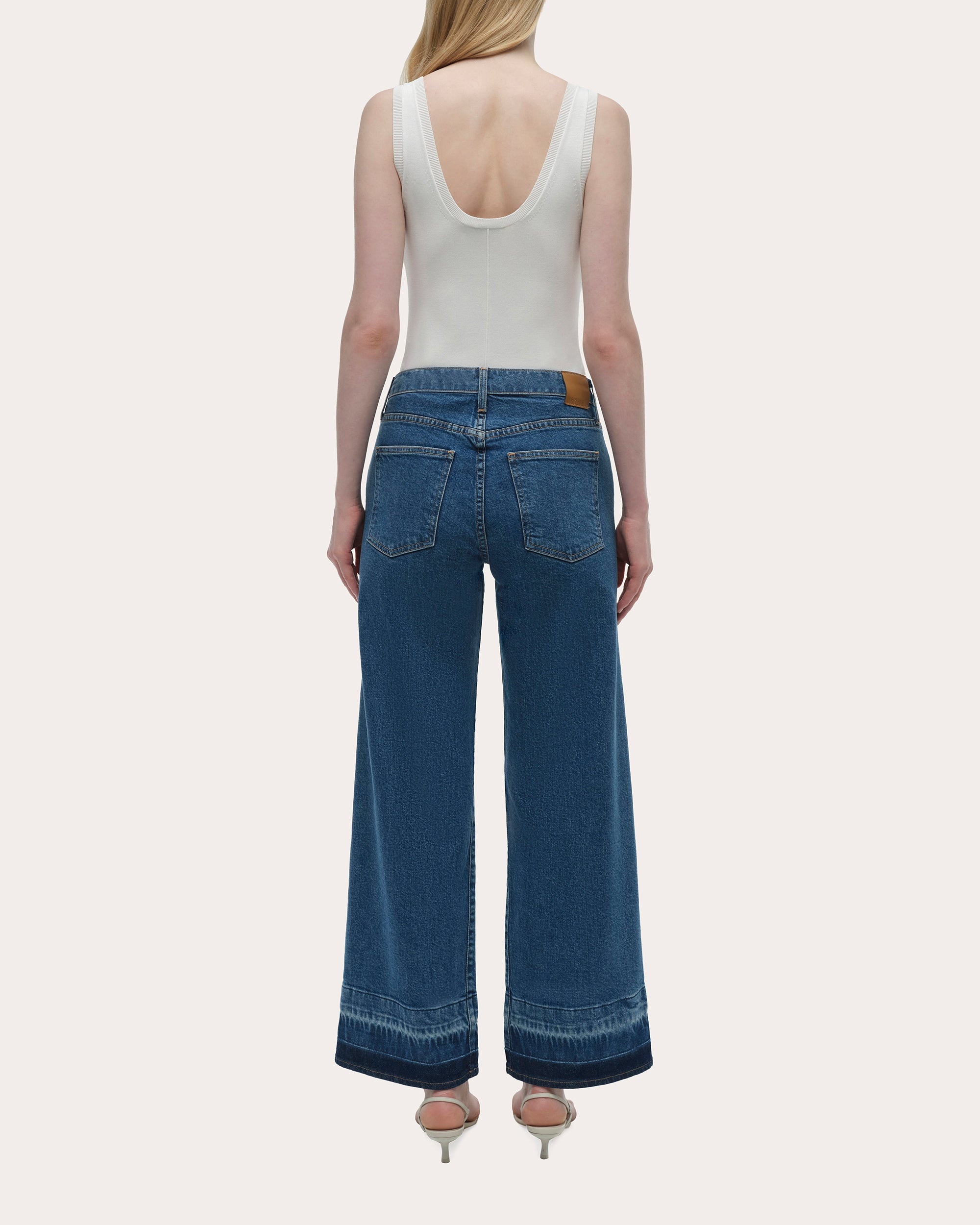 Jude Mid-Rise Wide-Leg Ankle Jeans - 2