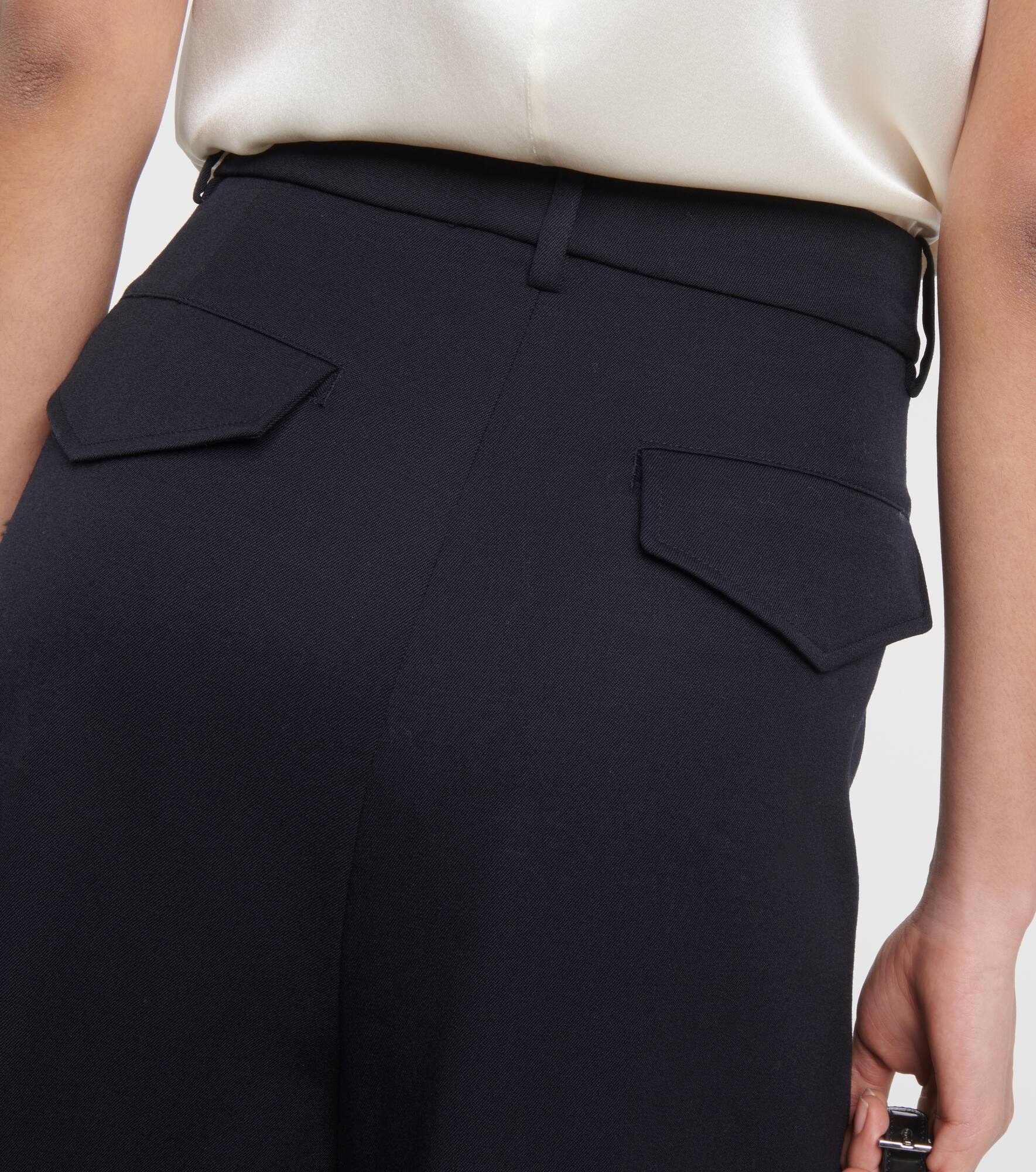 Johan virgin wool wide-leg pants - 6