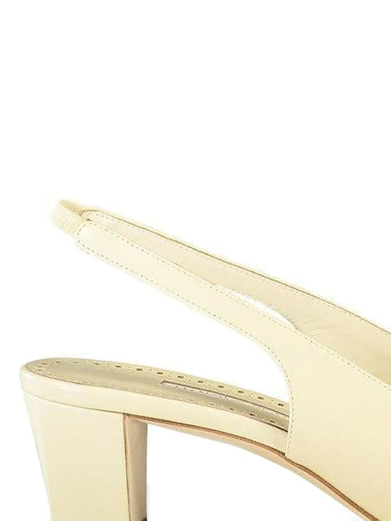 Manolo Blahnik 50mm Teutamospla slingback pumps outlook