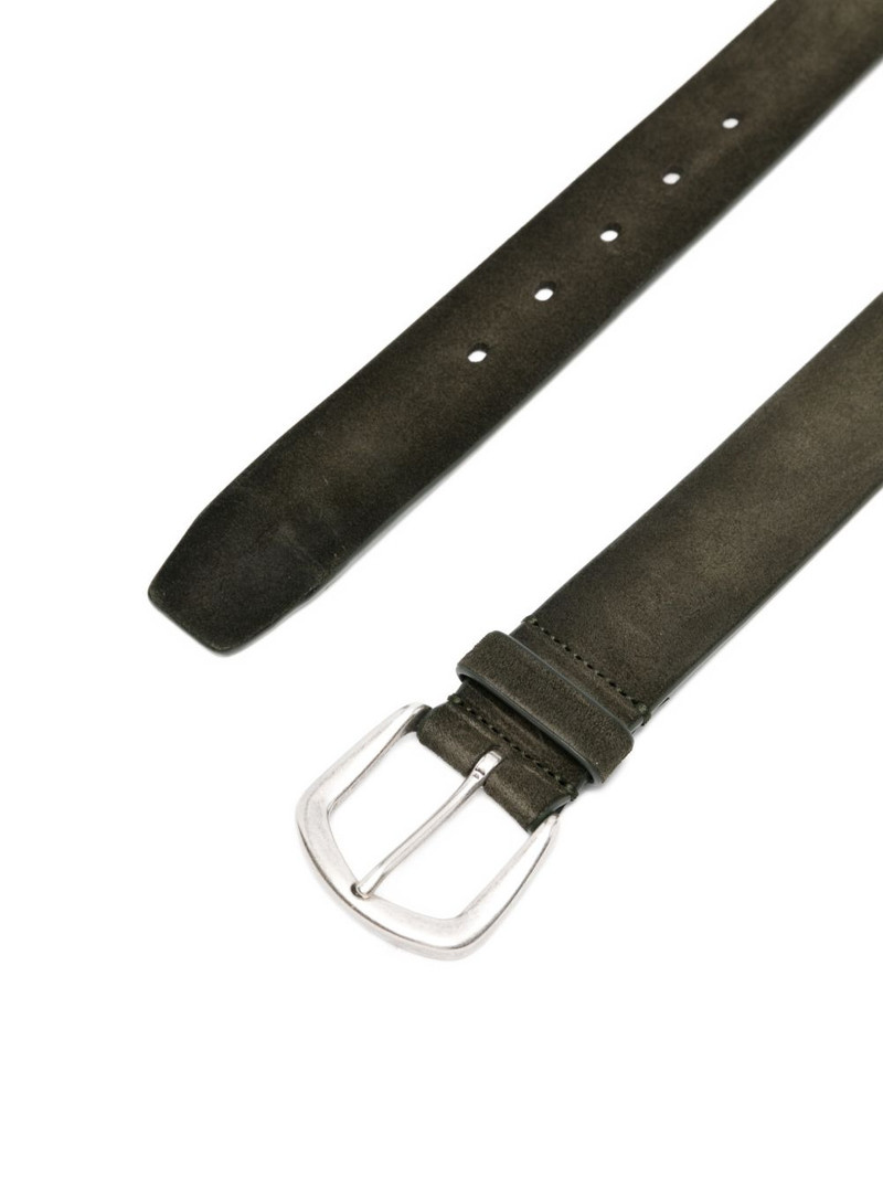 OFFICINE CREATIVE suede buckle belt outlook